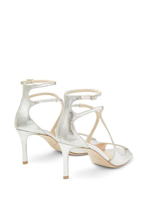 Sandali Azia metallizzati 75mm in beige Jimmy choo - donna JIMMY CHOO | AZIA75GLECHMPGN